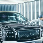 Toyota explained how the Century luxury SUV is checked after assembly. Toyota