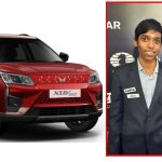 Chess Prodigy R Praggnanandhaa Receives Mahindra XUV400 EV as a Gift from Anand Mahindra Mahindra XUV400 EV as a Gift