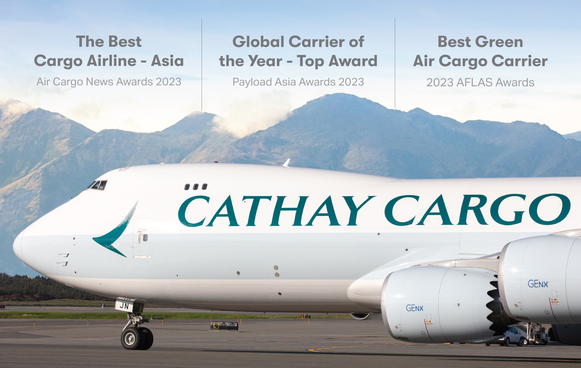 Cathay Cargo Celebrates HKIA's Reign