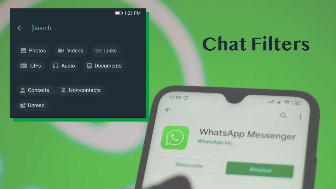 WhatsApp Unveils Chat Filters