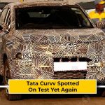 Tata Curvv Spotted Again: Connected LED Tail Lights and Advanced Features Revealed Tata Curvv Spotted Again