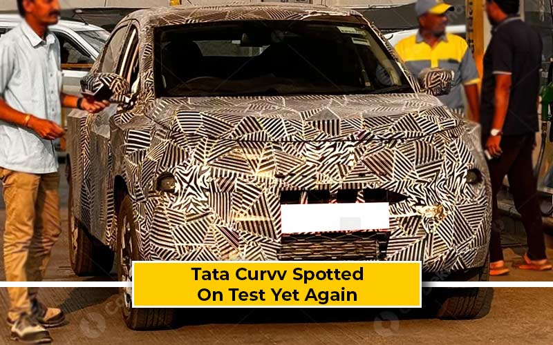Tata Curvv Spotted Again
