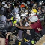 Tense Clashes Erupt at UCLA as Police Arrest Dozens Amid Israel-Hamas War Protests UCLA as Police Arrest Dozens