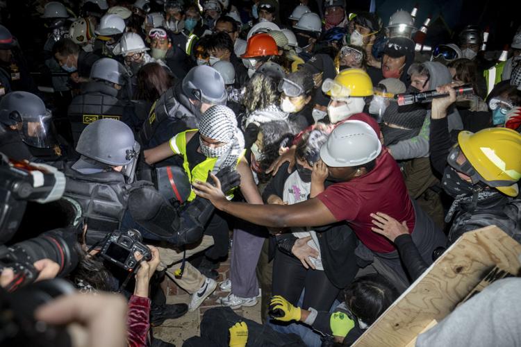 UCLA as Police Arrest Dozens