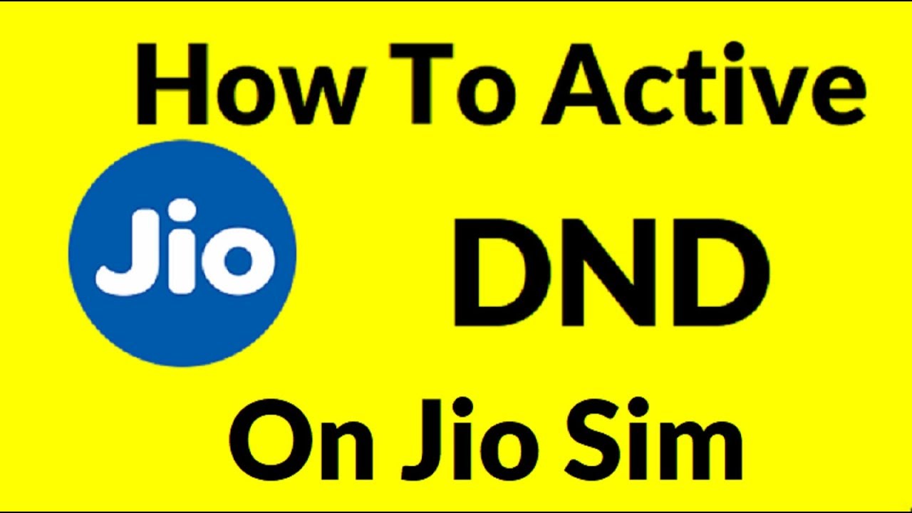 How to Enable DND on Jio