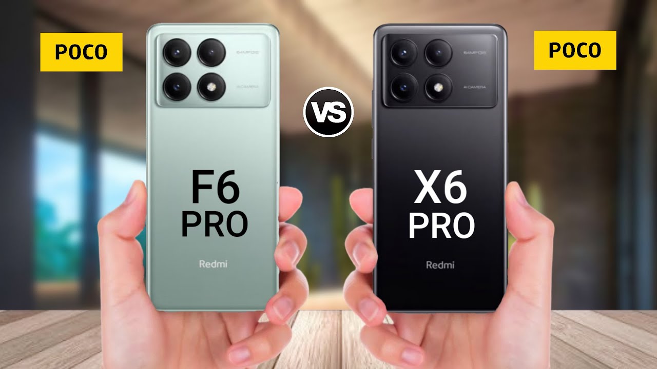 Poco F6 vs Poco X6 Pro