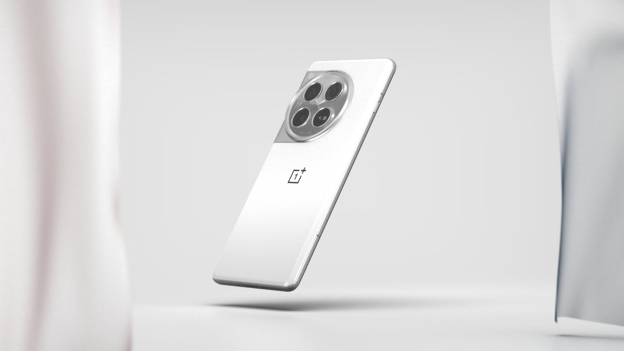 The OnePlus 12 Glacial White