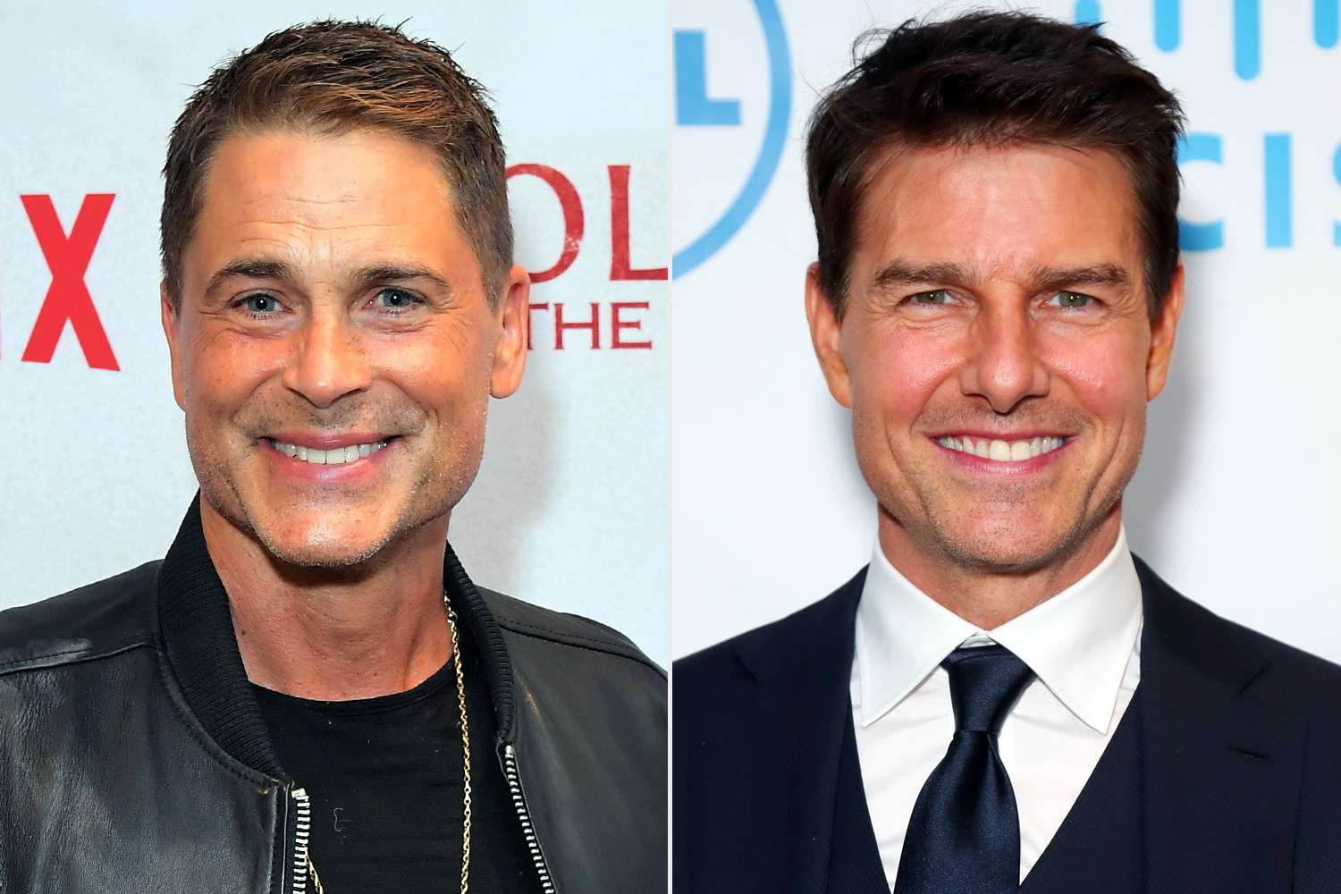 Rob Lowe and Tom Cruise