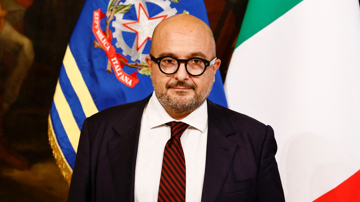 Italy's Minister of Culture