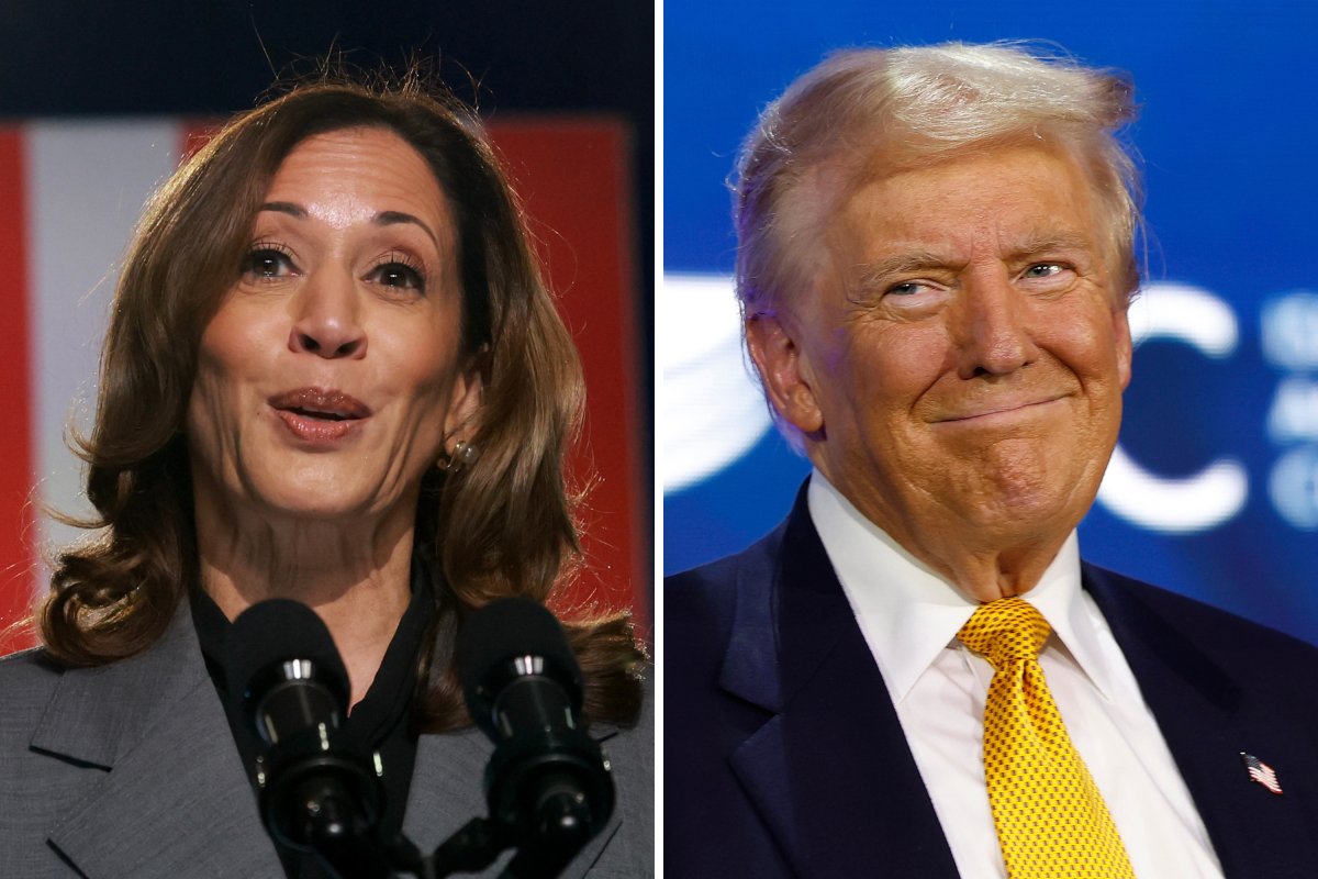 Kamala Harris and Donald Trump 