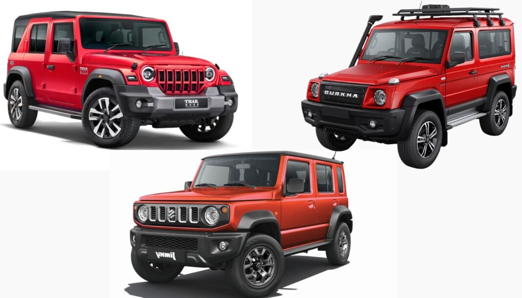 Mahindra Thar Roxx vs. Maruti Jimny