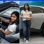 Manu Bhaker Drives Home a Tata Curvv EV Manu Bhaker Drives Home a Tata Curvv EV
