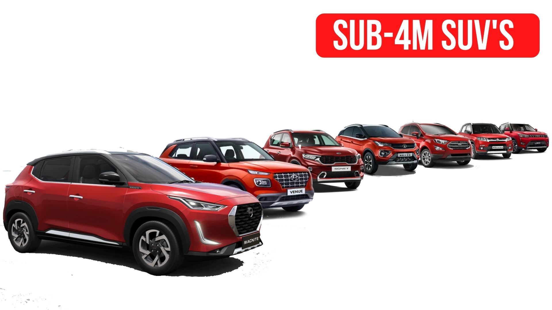 Sub-4m SUV Sales September 2024