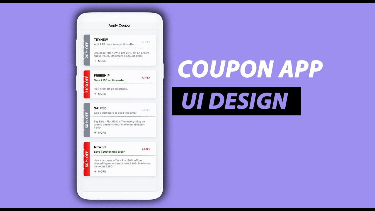 Apps for Coupon Codes