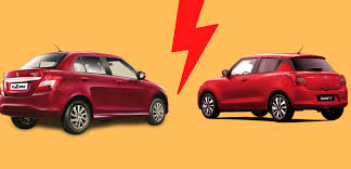 Maruti Dzire vs Maruti Swift