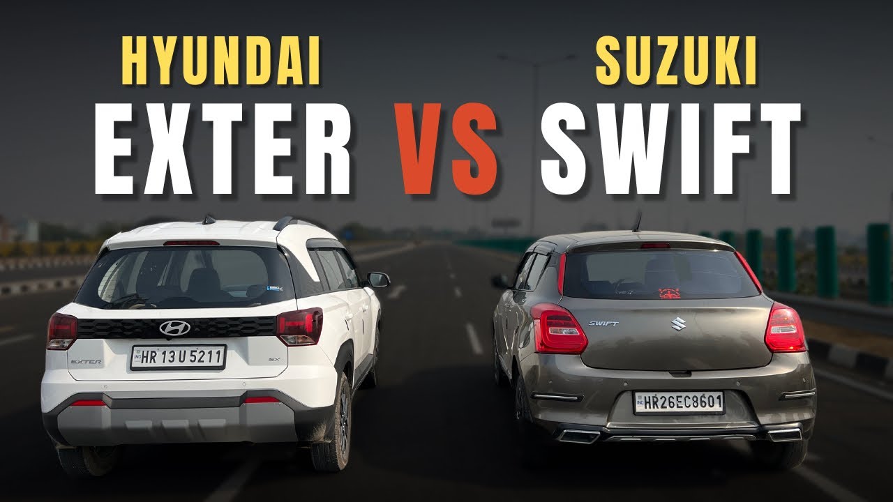 Maruti Suzuki Swift vs Hyundai Exter