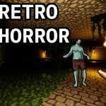 Retro Horror Game Among Ashes Set Retro Horror Game