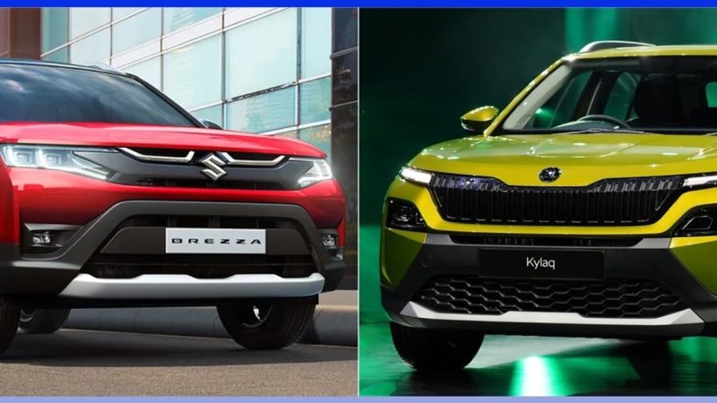 Skoda Kylaq vs Maruti Suzuki Brezza