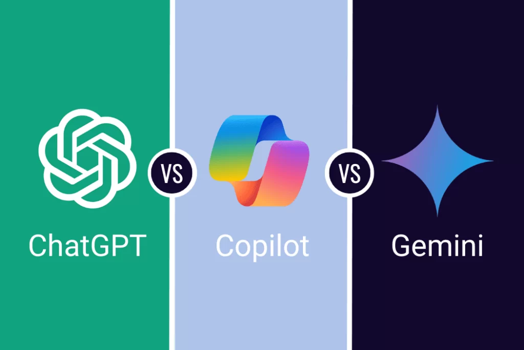 ChatGPT vs Gemini vs Copilot