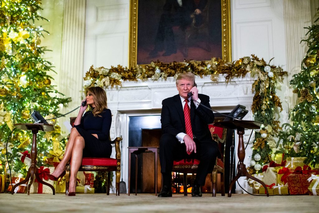 Melania Trump Showcases Patriotic Christmas Ornament