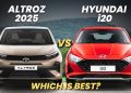 2025 Tata Altroz Facelift vs Hyundai i20