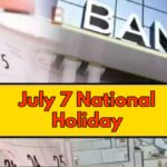 Is July 7, 2025, a Government Holiday in India?