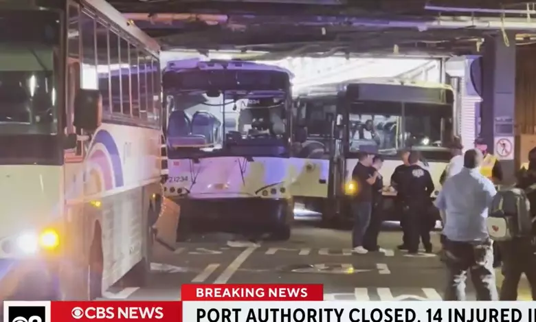 port authority bus terminal accident