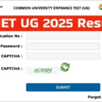 CUET UG 2025 Result CUET 2025 result