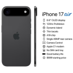 iPhone 17 Air Colour Options Leaked Ahead of Launch: Here’s What to Expect iPhone 17 Air