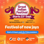Amazon Great Indian Festival 2025: Best Smartphone & Laptop Deals Start Sept 23 Amazon Great Indian Festival Sale 2025 Date